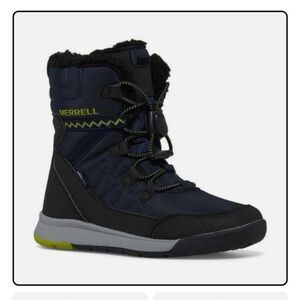 Like new-Merrell Snow Crush 3.0 Waterproof Boot Big kid size 2